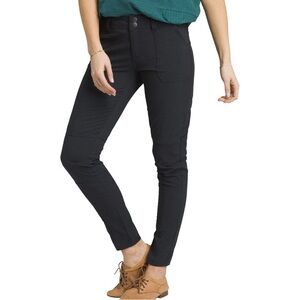 Prana Essex Pant Black Women 4 Slim leg Casual Hiking Lightweight Casual Outdoor